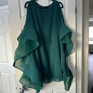 Emerald green dress